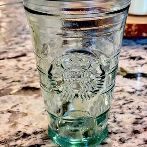 STARBUCKS 16oz Grande Recycled Glass Cold Cup/Tumbler NO Straw or Lid SPAIN